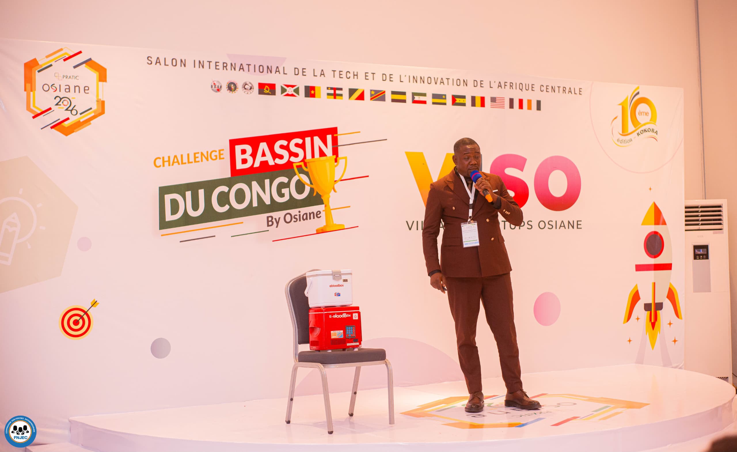 E-Blood Bank Makila au Challenge Bassin du Congo, salon Osiane 2026